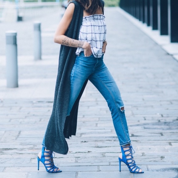 Zara Lace Up Heels - Picture 2 of 6